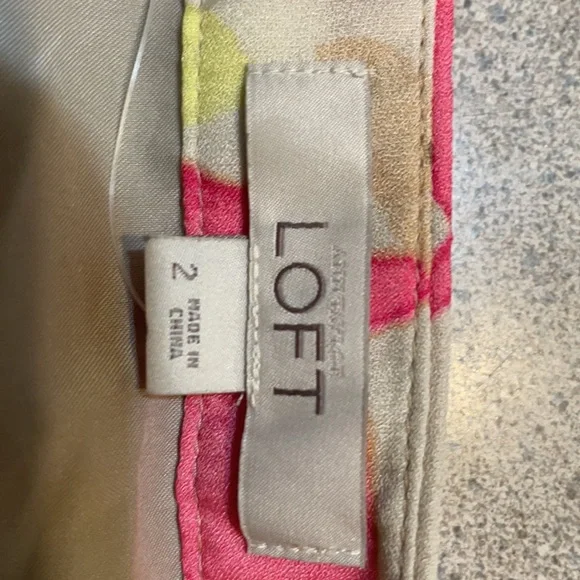 Multi color print skirt from Loft - Picture 2 of 3